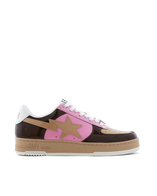 A Bathing Ape Brown Sneakers Bape Sta #6 Browm for men