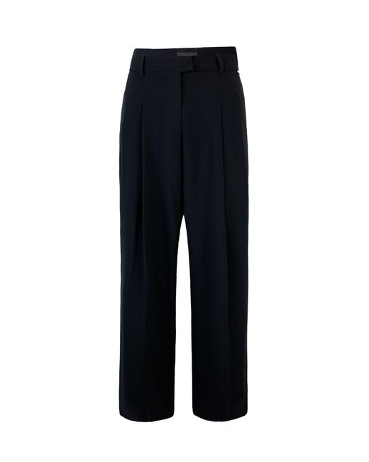 Liu Jo Wide-Leg Trousers in Blue | Lyst