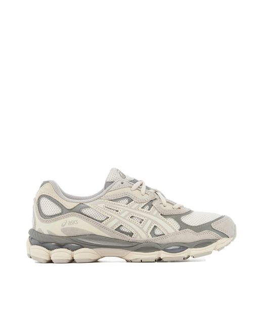 Asics White Sneakers Gel-Nyc Cream Oystergrey for men
