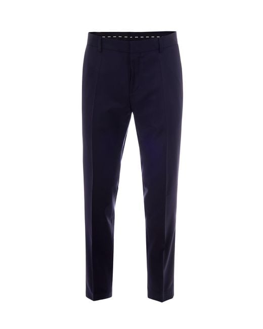 Boss Blue Pantalone Slim Dark for men