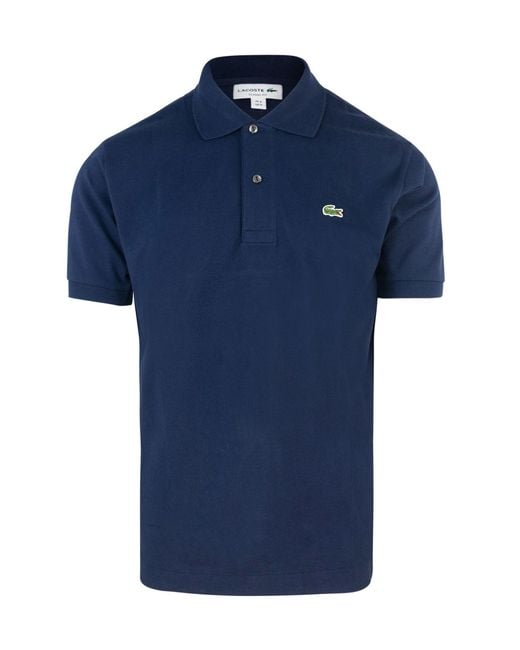 Lacoste Blue Polo Shirt L.12.12 for men