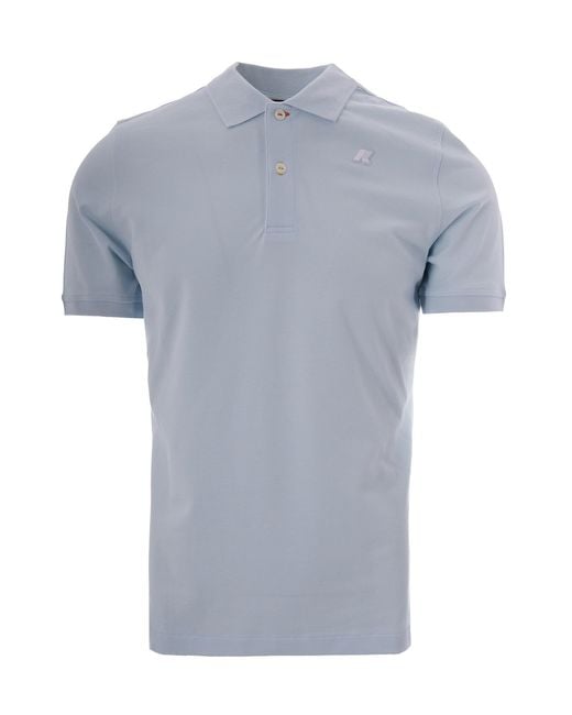 K-Way Blue Polo Vinnie Ballad for men