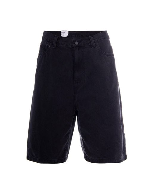 Carhartt Blue Bermuda Shorts Landon for men
