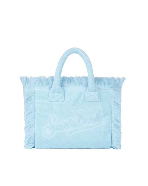 Mc2 Saint Barth Blue Borsa Colette Terry Spugna Azzurra
