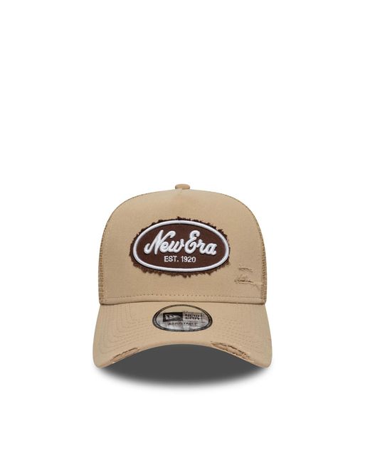 KTZ Multicolor Cappellino Trucker Canvas Distressed 9Forty Light for men