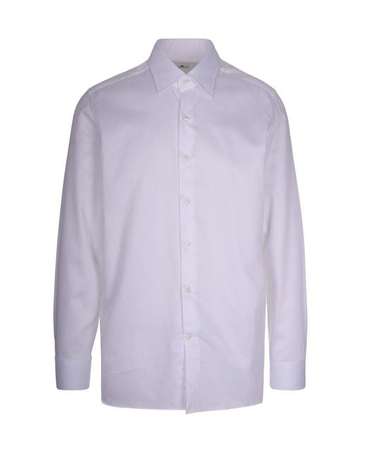Sonrisa Purple Camicia Bianca for men