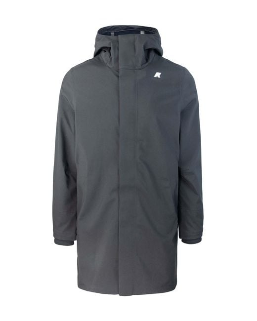 K-Way Gray Thomas Bonded Parka for men