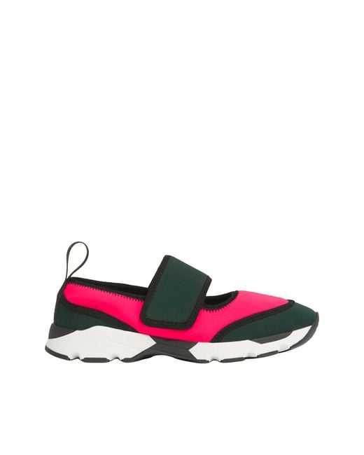 Marni White Mary Jane Sneaker
