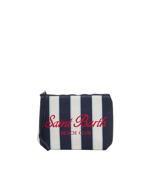 Mc2 Saint Barth White Pochette Aline Beach Stripes