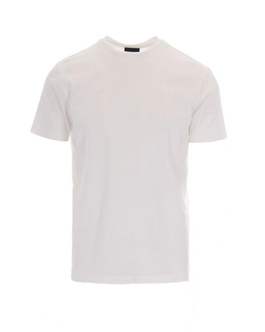 Emporio Armani White T-Shirt Lyocell Basic Snow for men