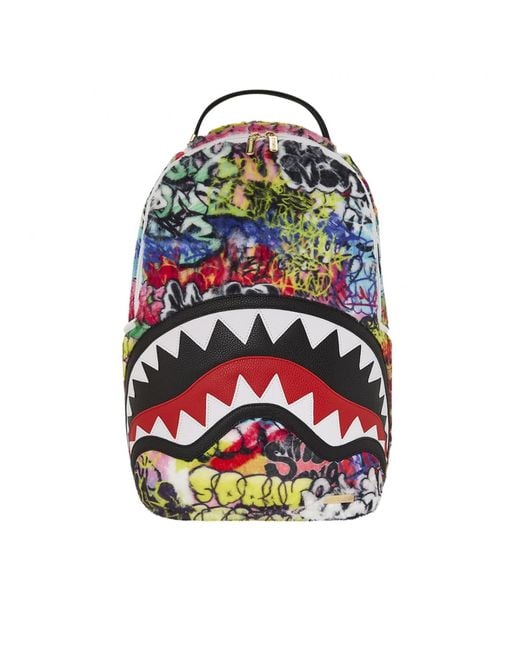 Zaino Fur Graff di Sprayground in White da Uomo