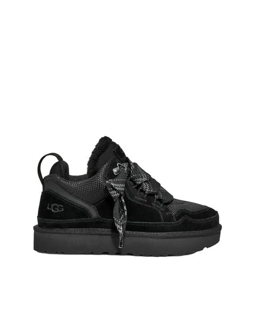 Ugg Black Sneakers Lowmel Donna