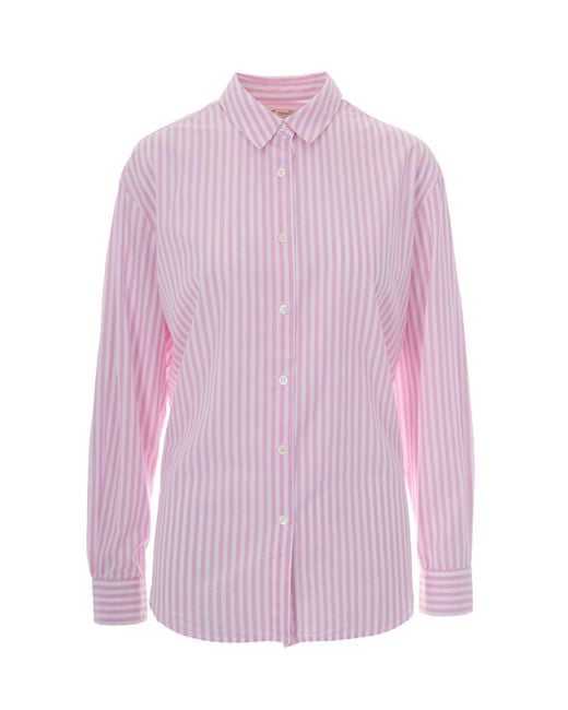 Mc2 Saint Barth Pink Special Edition Peanuts Mini Brigitte Shirt