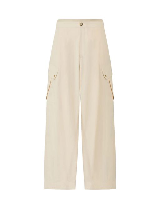 Pinko White Rosalin Pants
