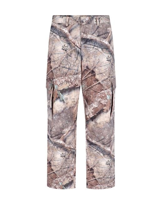 Represent Brown Real Tree Camo Cargo Pants for men