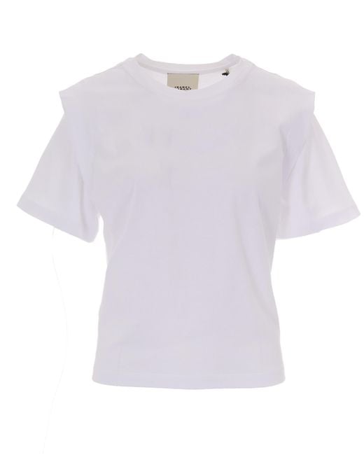 Isabel Marant White T-Shirt Zelitos