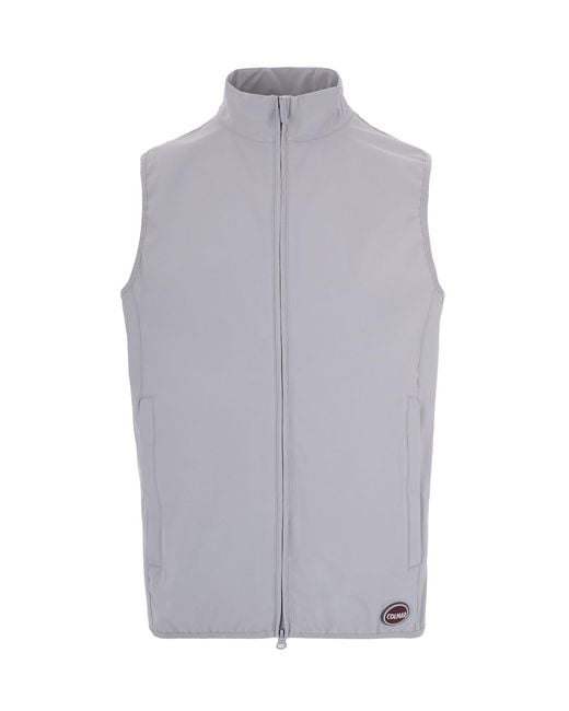 Colmar Gray Giubbino Smanicato Softshell Aluminium for men