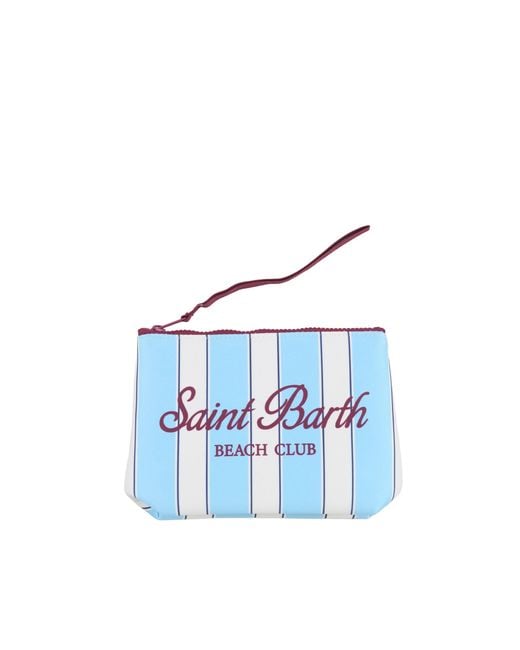 Mc2 Saint Barth Blue Pochette Aline Beach Stripes