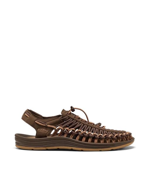 Keen Brown Sandalo Uneek Uomo Dark Earth Chipmunk for men