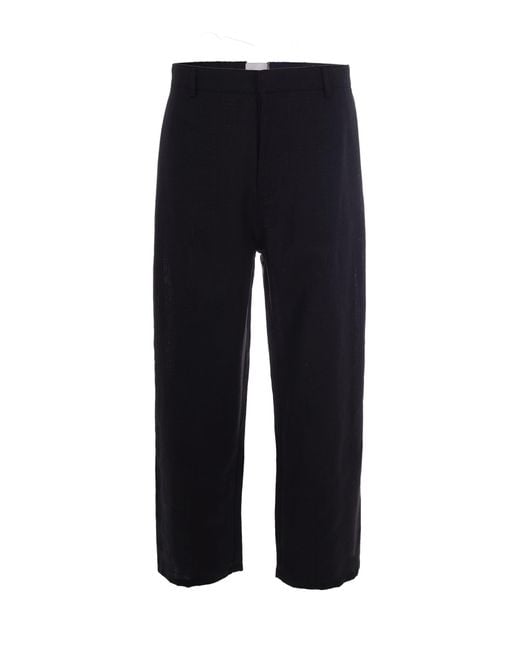 Arte' Blue Pantalone Sartoriale Lino for men