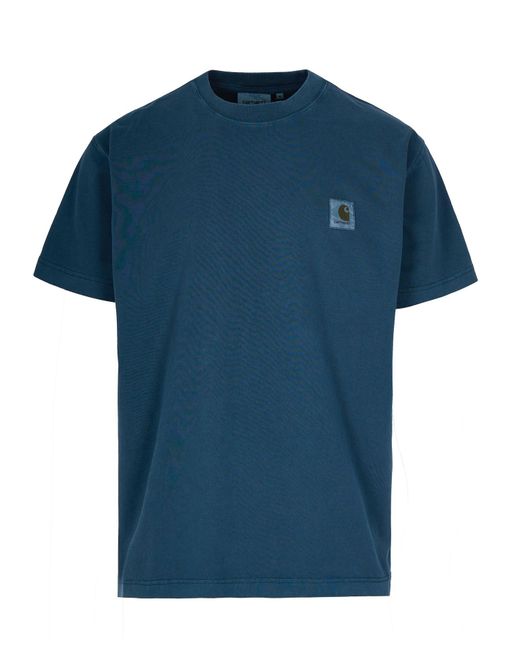 Carhartt Blue T-Shirt Vista for men