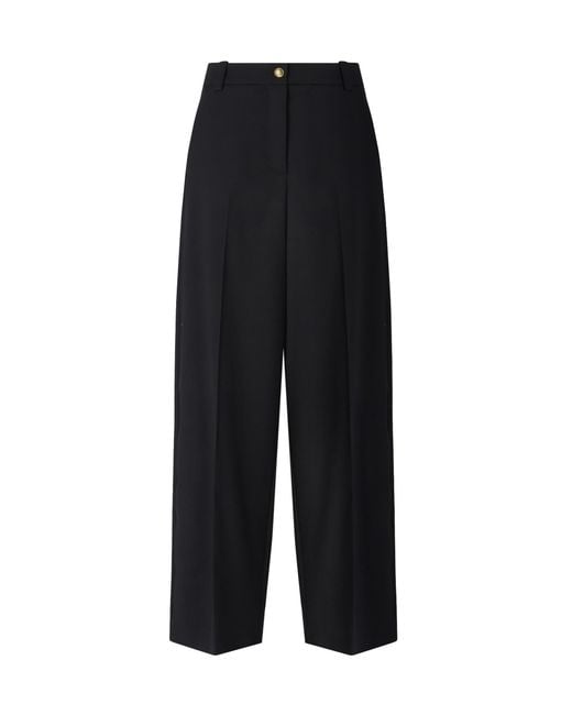 Pinko Black Pantalone Balbino Diagonale Blu Marino