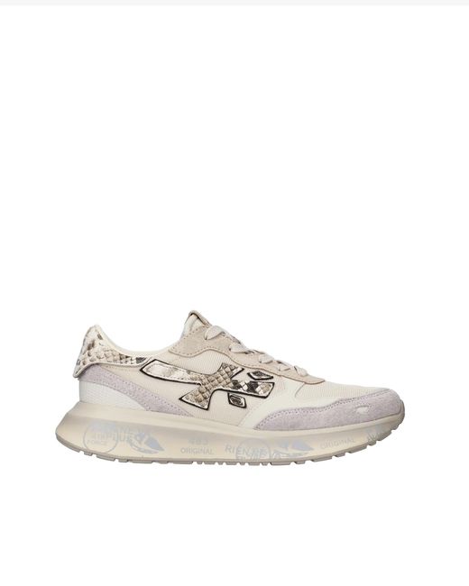 Premiata White Chic Casual Sneakers