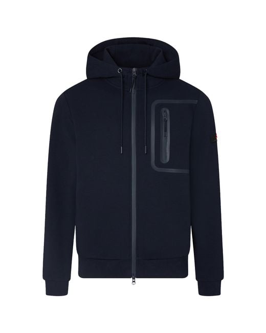 Peuterey Blue Parker Graphite Hooded Sweatshirt for men