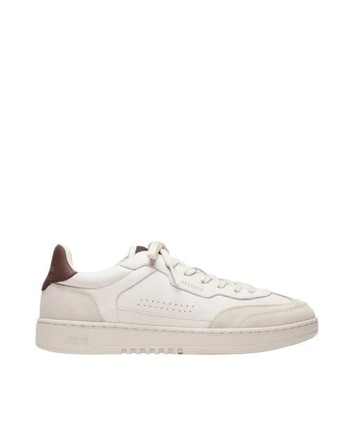 Axel Arigato White Dice T-Toe Nubuck-Suede Sneakers for men