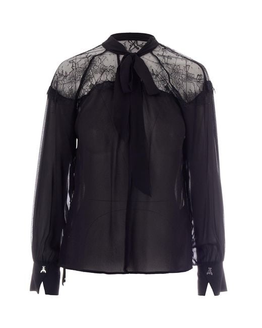 Patrizia Pepe Blue Chic Mini Shirt For