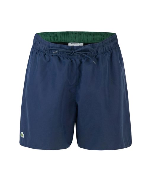 Lacoste Blue Mid-Length Swim Shorts for men