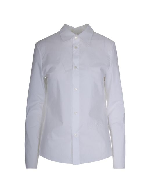 MM6 by Maison Margiela Gray Cotton Shirt
