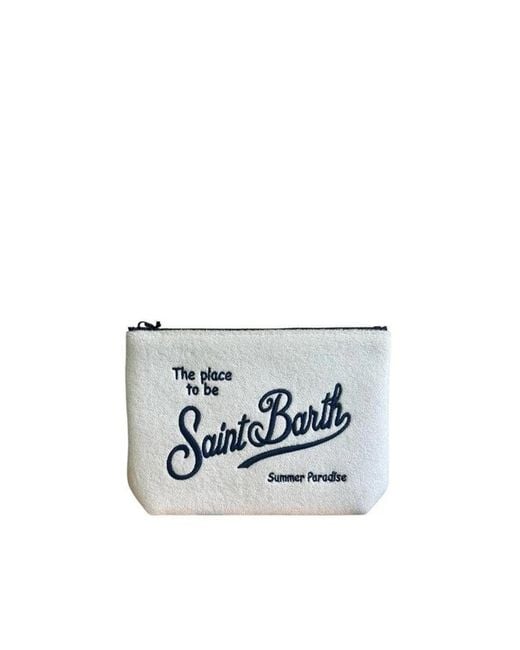 Mc2 Saint Barth White Pochette Aline Sponge Off