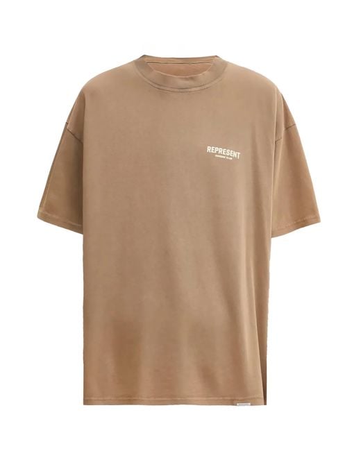 Represent Natural T-Shirt Owners Club for men