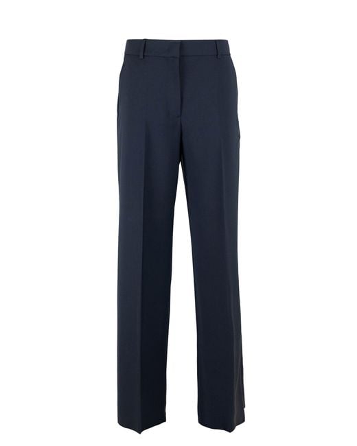 Weekend by Maxmara Blue Elegant Trousers For The Modern