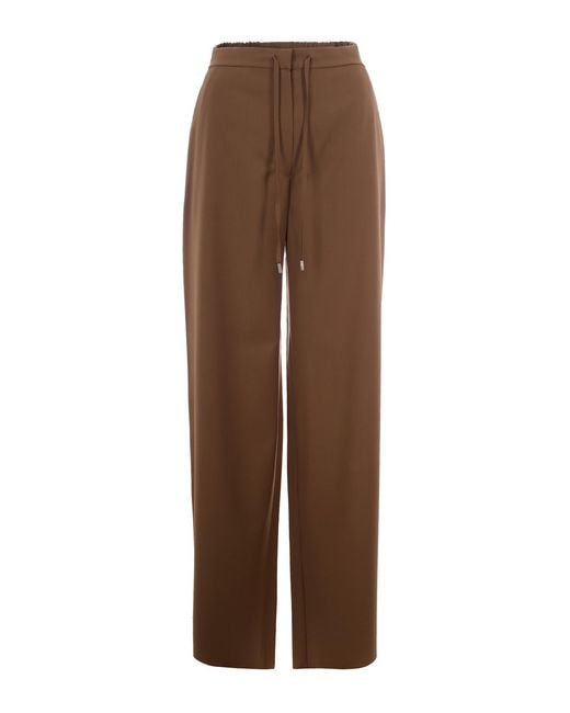 Max Mara Brown Sophisticated Trousers For