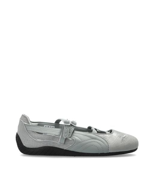 PUMA White Ballet Sneaker Speedcat Ballet Croc