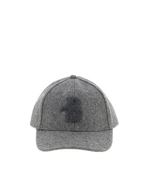 Ballantyne Gray Cappellino Logo Derby for men