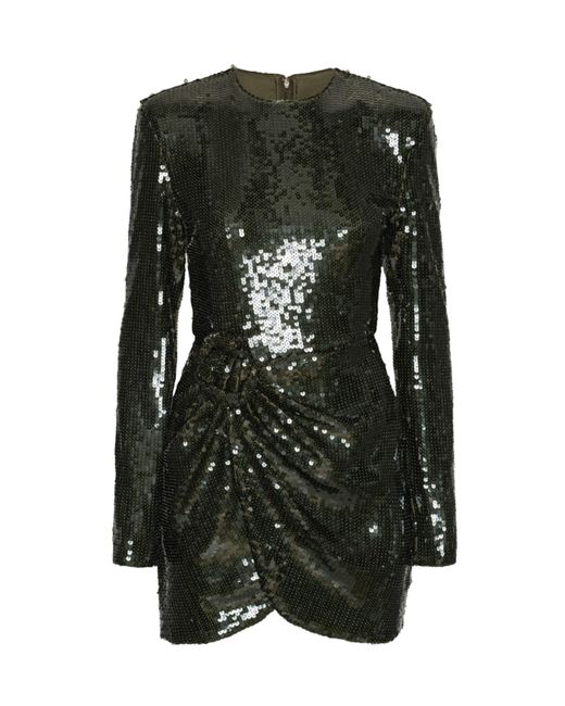 ROTATE BIRGER CHRISTENSEN Black Mini Dress Sequinned