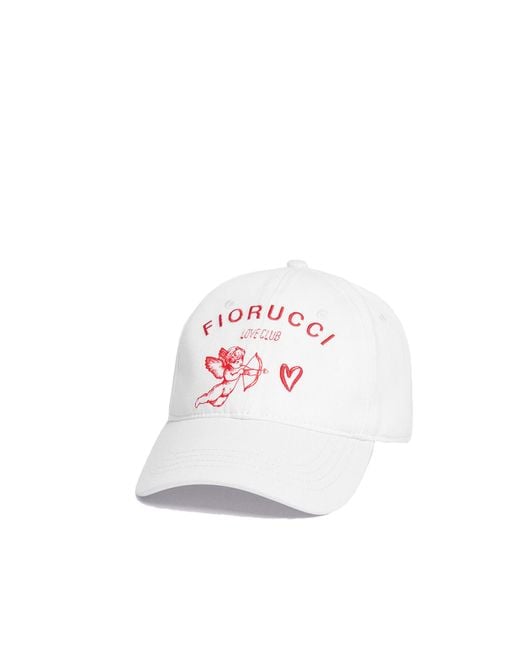 Cappello Cupid Love Club di Fiorucci in White