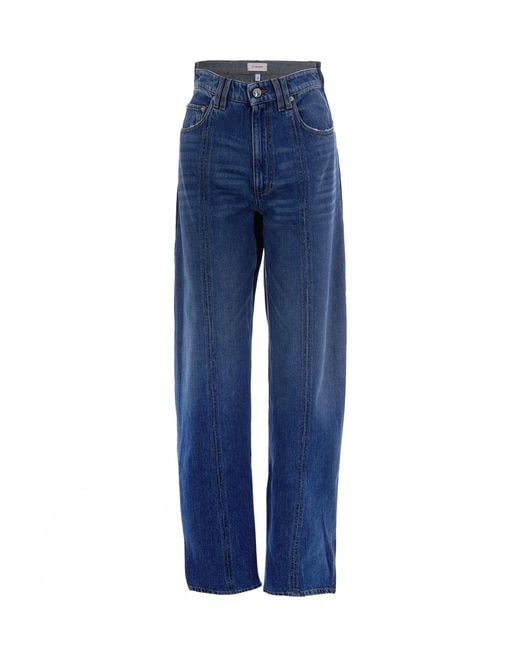 Sportmax Blue Jeans Bicolour
