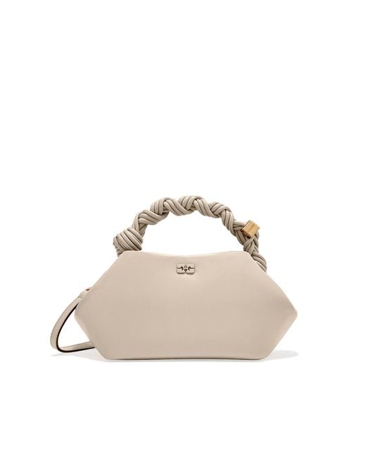 Ganni Natural Handbags
