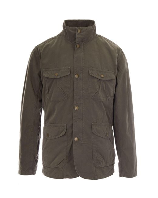 Barbour Gray Jacket Ogston for men