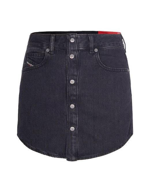 DIESEL Blue Mini Skirt De-Ard