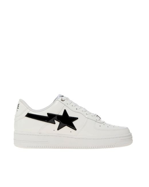 A Bathing Ape White Sneakers Sta #2 for men