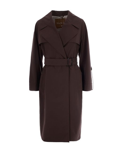 Max Mara Brown Chic Mini Coat For