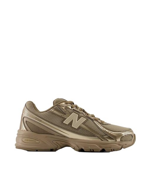 New Balance Brown Sneakers 740 Mushroom Timberwolf for men
