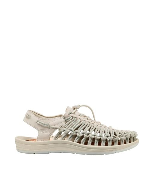Keen White Sandali Uneek Leather Atmosphere