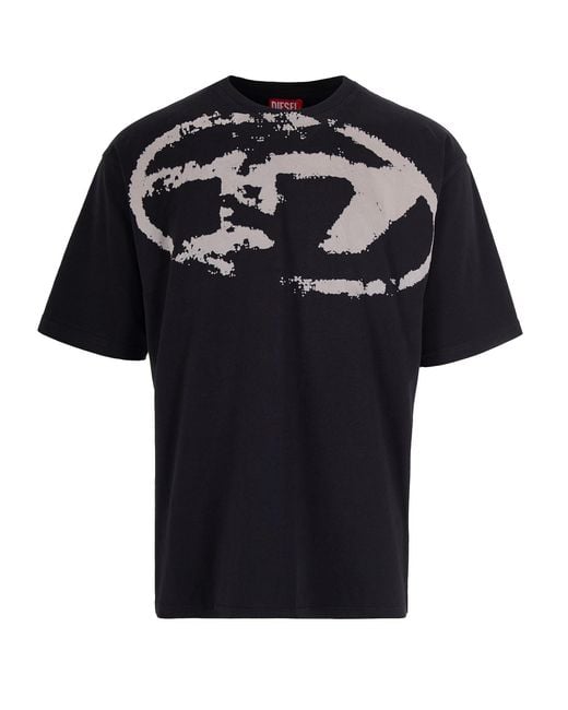 DIESEL Black T-Shirt Boxt N14 for men