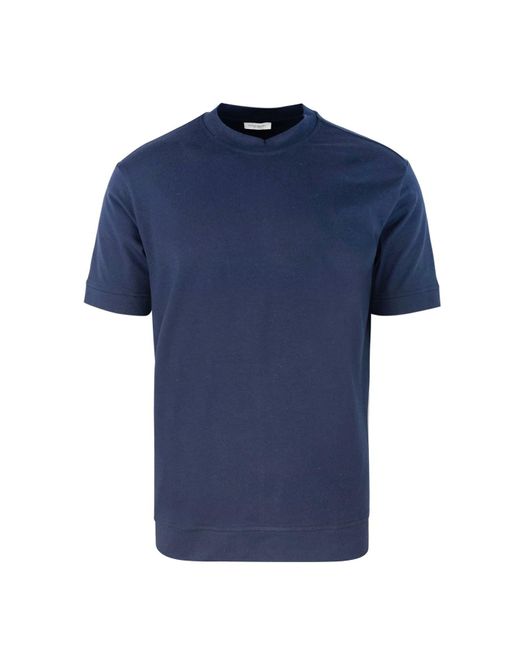 Paolo Pecora Blue Minimal T-Shirt for men